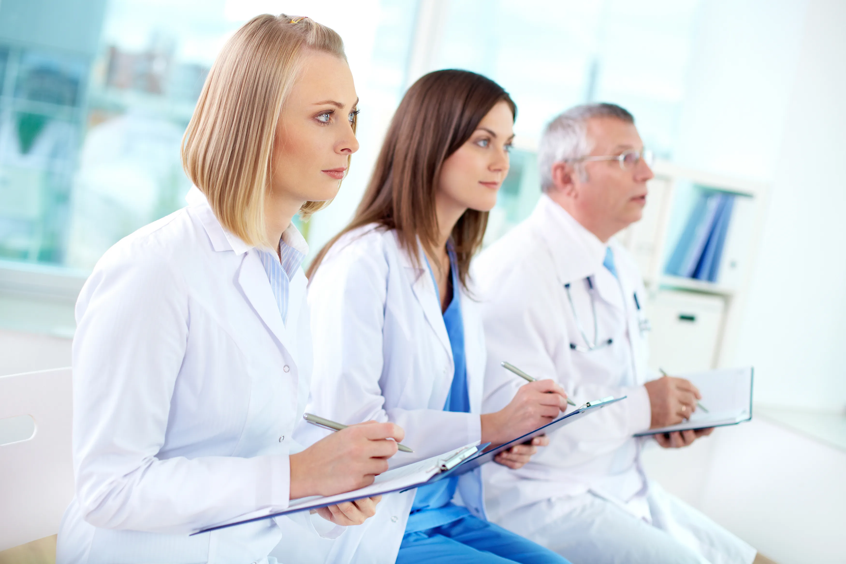 doctors listening